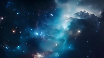 Wall Mural - background with stars