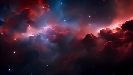 Wall Mural - as if attempting to outshine one another, a swarming congregation of newborn stars takes shape, illu