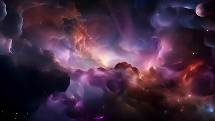Wall Mural - a spellbinding glimpse into the enigmatic depths of the galactic center, where celestial wonders col