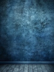 Poster - Dark Blue Wall Texture : Generative AI