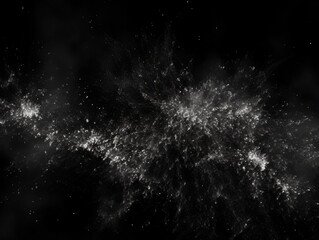 Aufkleber - Dusty and Scratchy Black Background : Generative AI