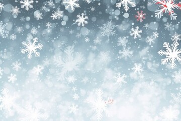 Poster - Falling Snow Vector Background in EPS 10 : Generative AI