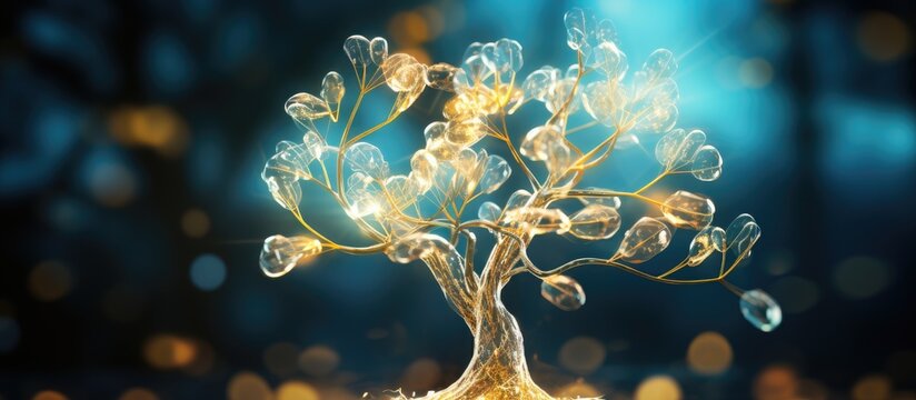 Biotech creation division development organic technology for productive purposes illustration