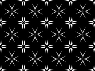 Canvas Print - black and white pattern