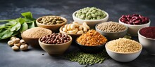 Assortment Of Plant Based Protein Options