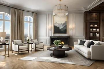 Wall Mural - opulent interior decorating for a fashionable lifestyle
