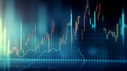 Poster - business finance graph charts