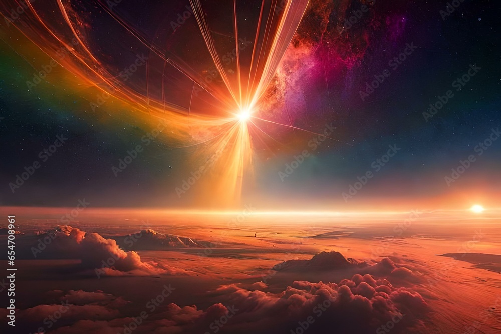 Witnessing the Breathtaking Cosmic Explosion of Nebulae Painted in a ...