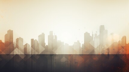 Wall Mural - Business-themed abstract background with available space for adding content or text