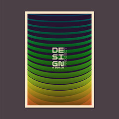 Poster - A template to use in your design. A composition of geometric shapes. Graphic elements for design and creativity.