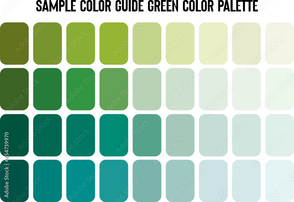 Css Green Color Samples Sample Color Guide green color palette, examples of trending colors ...