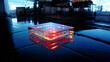 © Nick Freund - Neues Zeitalter der 3D-Modellierung Handbearbeitete Querformat als Banner, ai generativ
