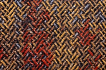 Poster - Real fabric pattern of tweed texture seamless background