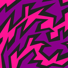 Poster - Abstract background with geometric sharp and spike line pattern
