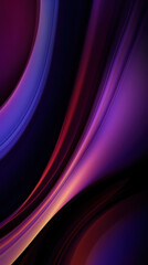 Poster - Abstract background with dark purple soft waves