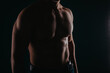 © qunica.com - Silhouette photo of sweaty male's torso.