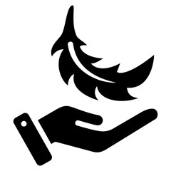 Poster - Sensitive Glyph Icon
