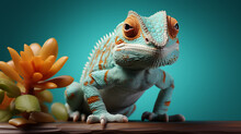 Iguana On A Rock HD 8K Wallpaper Stock Photographic Image