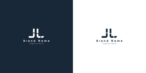 Wall Mural - JL Letters vector logo design