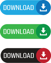 Poster - download button set