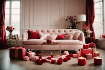 Sticker - Saint Valentine Day interior design