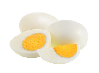 Canvas Print - boiled egg isolated on transparent png