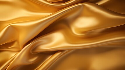 Poster - Luxurious gold fabric backdrop with space for text