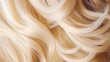 © vxnaghiyev - Blonde hair close up background Women s lengthy stylish wavy shiny curls Hair coloring hairdressing procedures extensions White hair