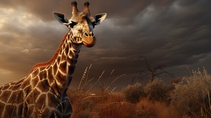 Poster - Giraffe