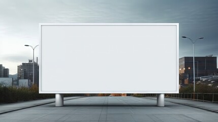 Poster - City billboards for outdoor advertising and information boards Design and ad background