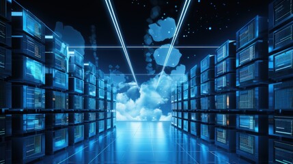 Poster - Concept of utilizing cloud computing and big data storage network
