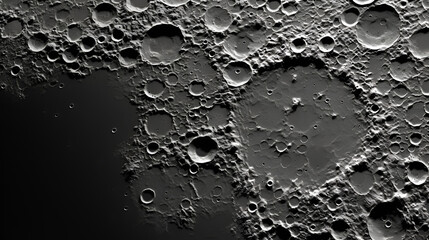 moon craters closeup astronomy