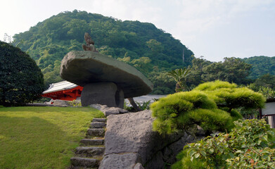 Canvas Print - Sengan-en Garden, Kagoshima. Kyushu Island, Japan