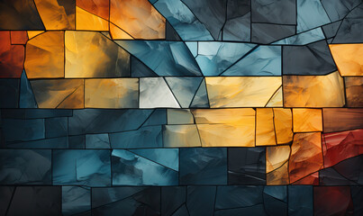 Wall Mural - abstract stone texture background in colorful color.