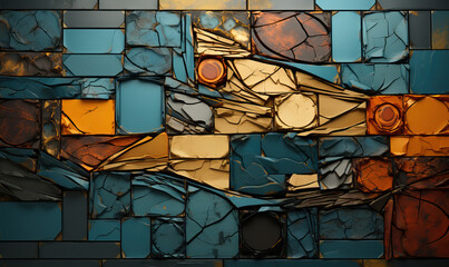 Wall Mural - abstract stone texture background in colorful color.