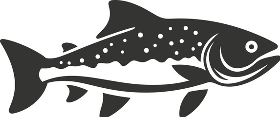 Poster - Trout fish icon