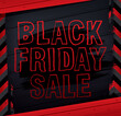 © Igorideas - black friday sale banner layout design. Vector illustration