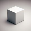 A white box is placed in the center of the image, with a white background and a shadow under the box.