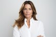 © blvdone - Middle aged mature woman serious angry sad face portrait