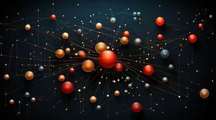 colorful network graph illustration
