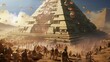 Alien race building the pyramids conspiracy theory