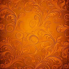  Elegant Fancy Orange Wallpaper background Design
