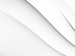 Poster - Soft and smooth white curvy background design.