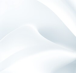 Poster - Soft and smooth white curvy background design.