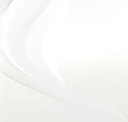 Poster - Soft and smooth white curvy background design.