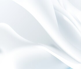 Poster - Soft and smooth white curvy background design.