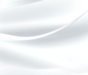 Poster - Soft and smooth white curvy background design.
