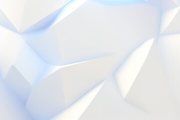 Aufkleber - Abstract 3d rendering white color futuristic background.