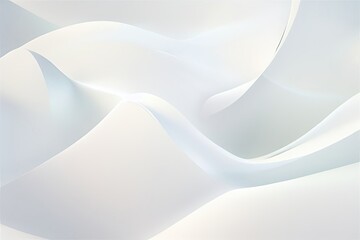 Aufkleber - Abstract 3d rendering white color futuristic background.