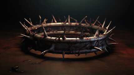 Wall Mural - crown thorns christian concept